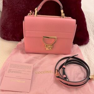 Coccinelle Small Arlettis Bag Pink